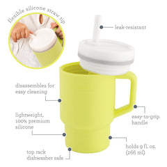 Ma première tasse silicone - jaune citron
