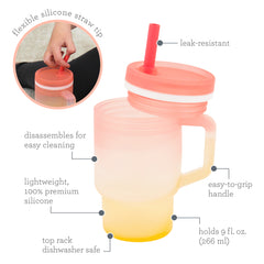 Ma première tasse silicone - Ombré Sunset Kiss