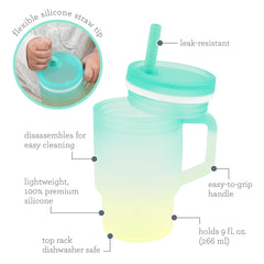Ma Première Tasse silicone - Ombré Limelight