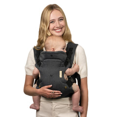 Porte-bébé Flip Luxe 4-en-1 - Gris Herringbone