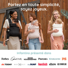 Porte-bébé Honey Blossom - Black Sand