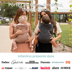 Porte-bébé Flip Luxe 4-en-1 - Affogato