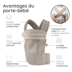 Porte-bébé Honey Blossom Mesh