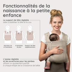 Porte-bébé Honey Blossom Mesh