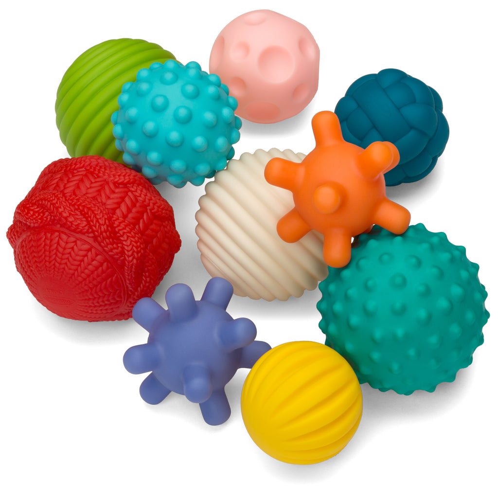 Balles Sensorielles Et De Motricité Johntoy Happy World Bio - Pour Bébés Et Enfants - 4