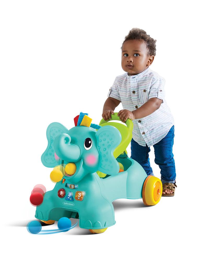 Jouet Rampant éléphant Musical Bébé 6 Mois+ - Lumières, 18 Chansons, Boutons Sensoriels - Développement Motricité Et éveil - 1